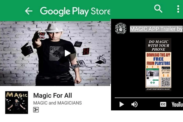 Magic Learning App on Playstore